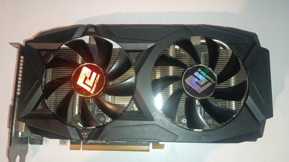 Видеокарта Rx580 8gb powercolor red dragon