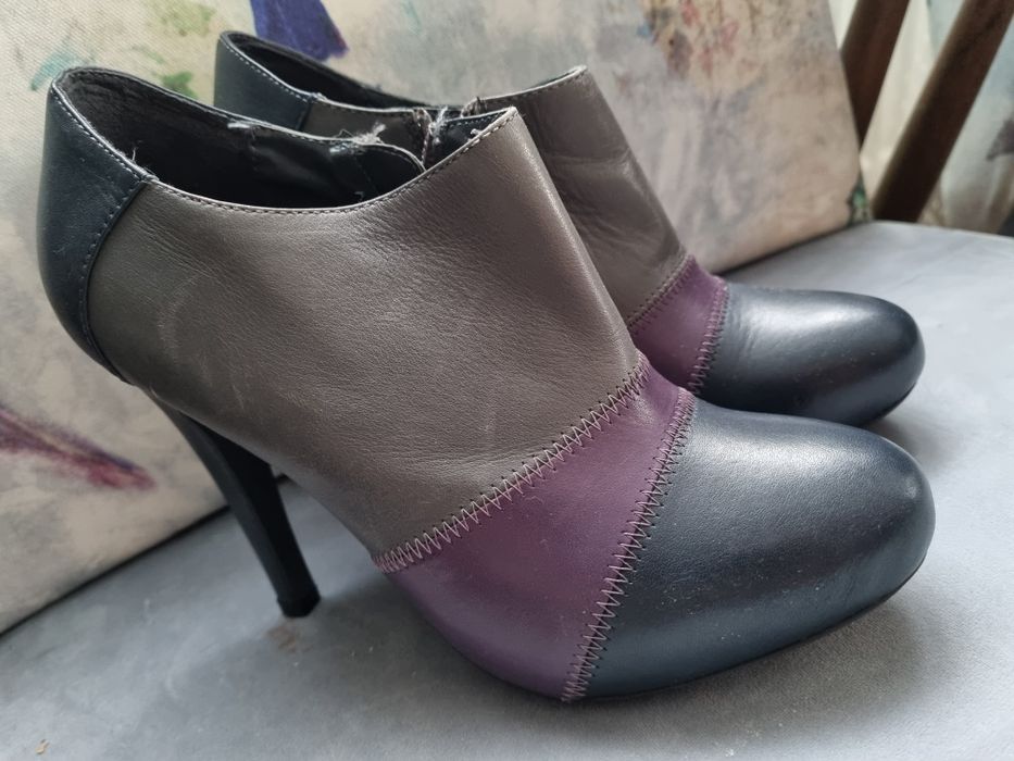 Skórzane buty Bata r. 36