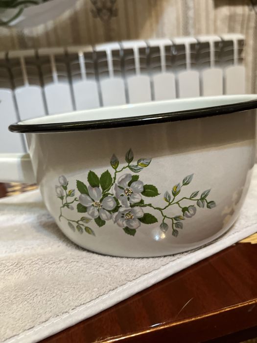 Черпак эмалированый