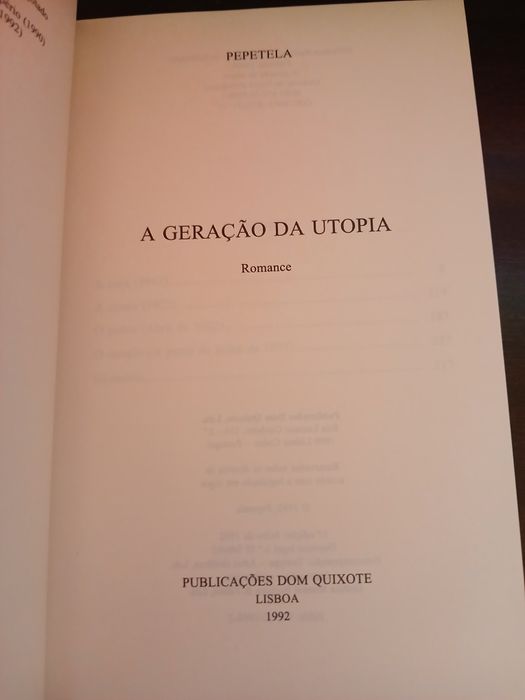 A geração da utopia - Pepetela