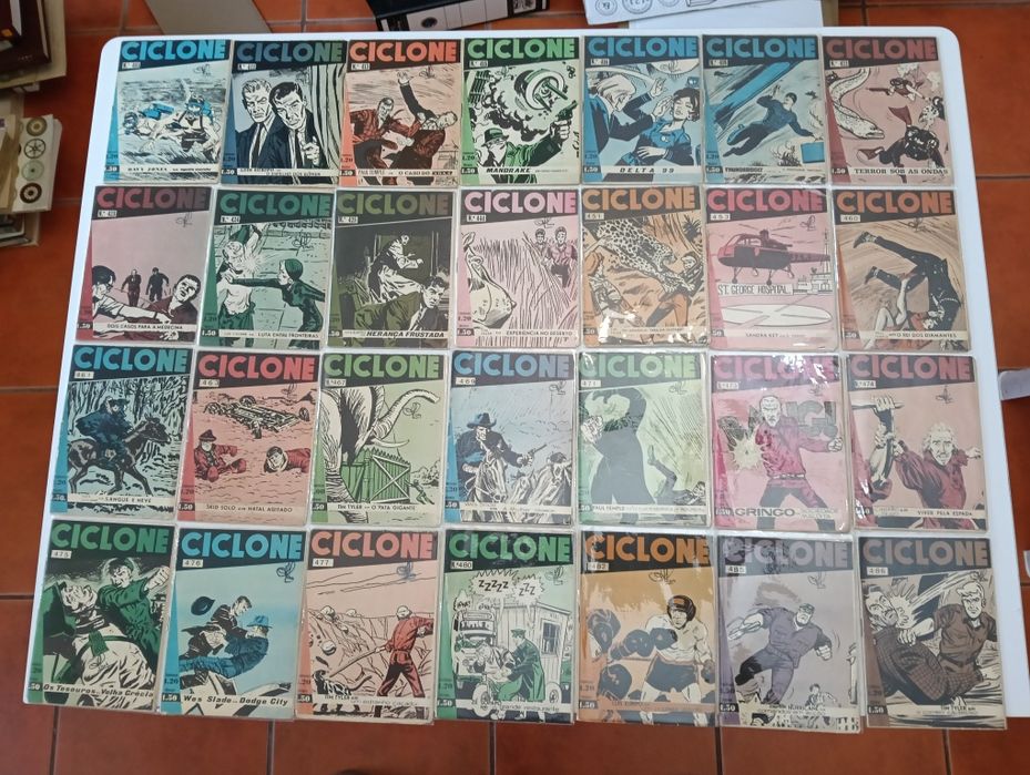 83  livros Ciclone e Condor Popular