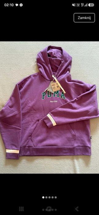 Modne bluzy damskie damskie fioletowe tanio