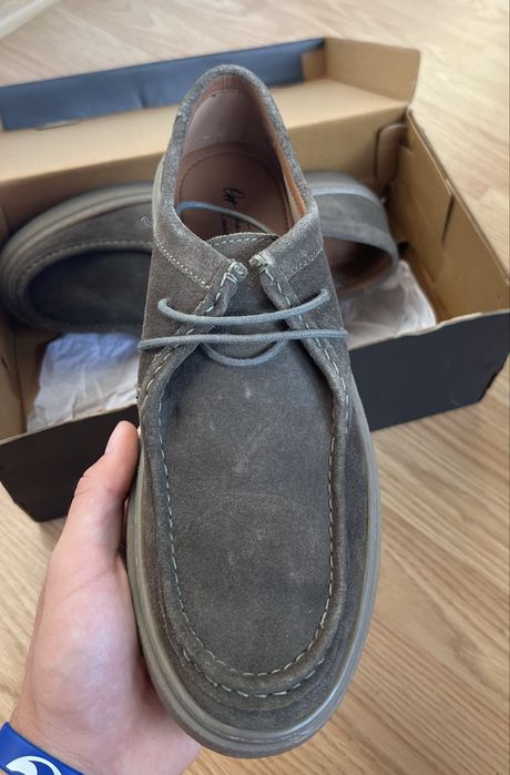 Off The Hook London Els Suede Military Green