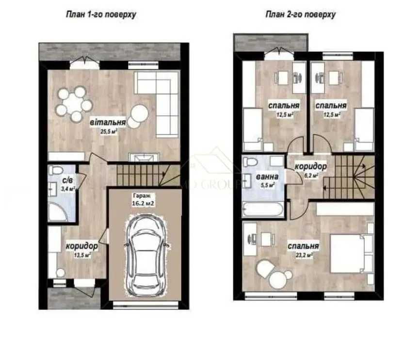 Кутовий, крайній цегляний,будинок,таунхаус.Площа 135м² 2,5ст газ гараж
