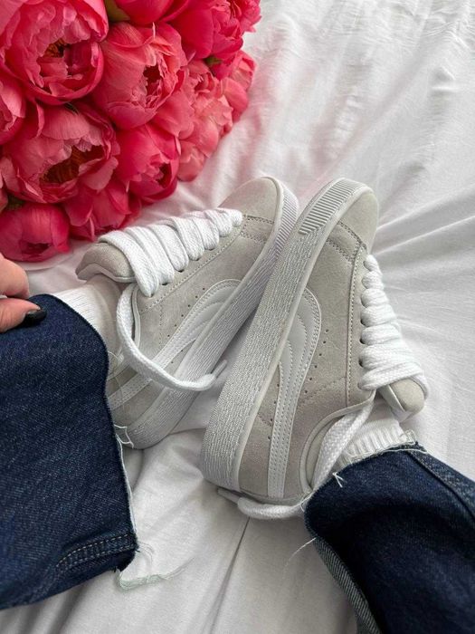 !SALE! Puma Suede XL Light Grey 36 37 38 39 40 41 пума суеде хл