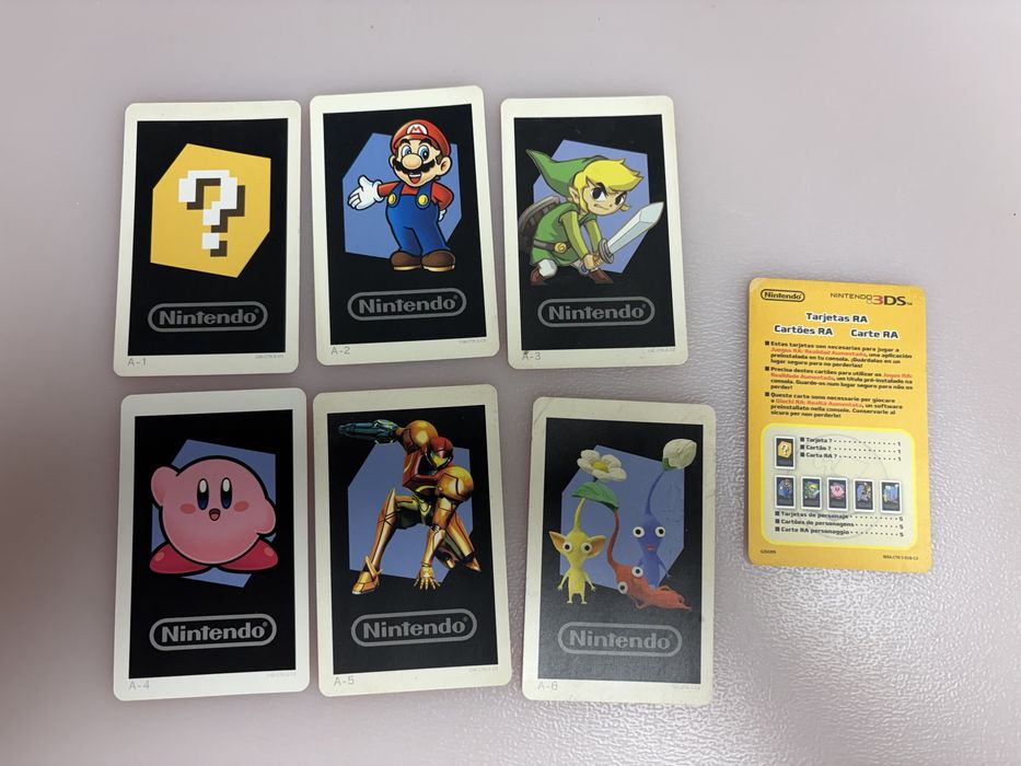 6 Cartas Nintendo 3DS