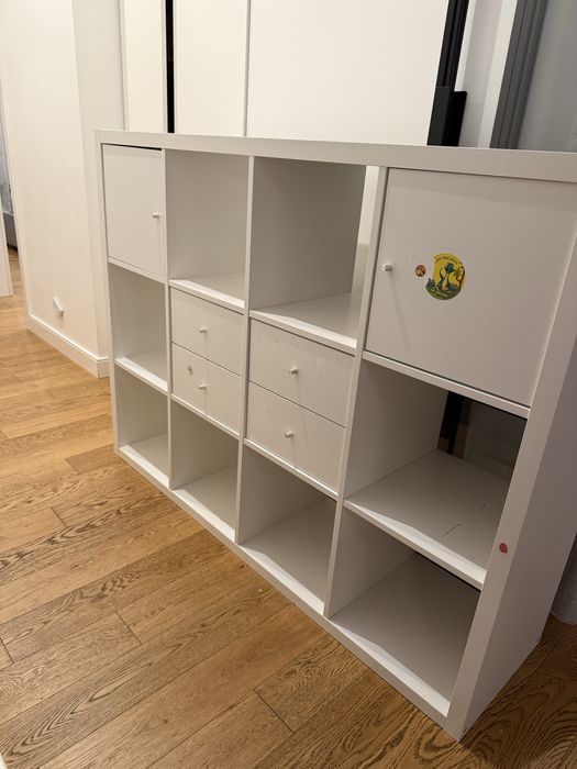 Szfka kallax biala 120x160 cm