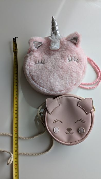 2 torebeczki kotek i jednorożec