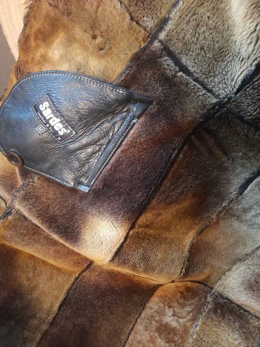 Жіноча дублянка,справжнє хутро.