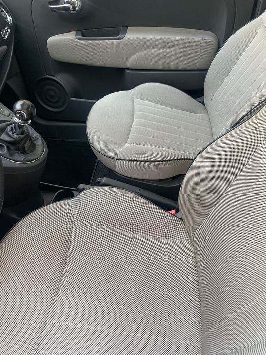 Fiat 500 preto 12/2011