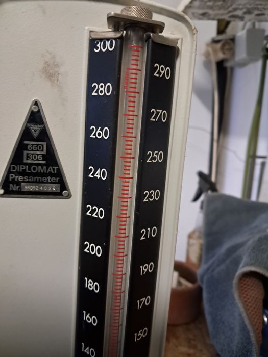 Aparelhos antigos de medir tensão