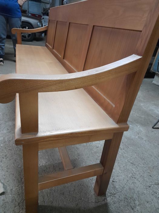 Banco vintage em madeira