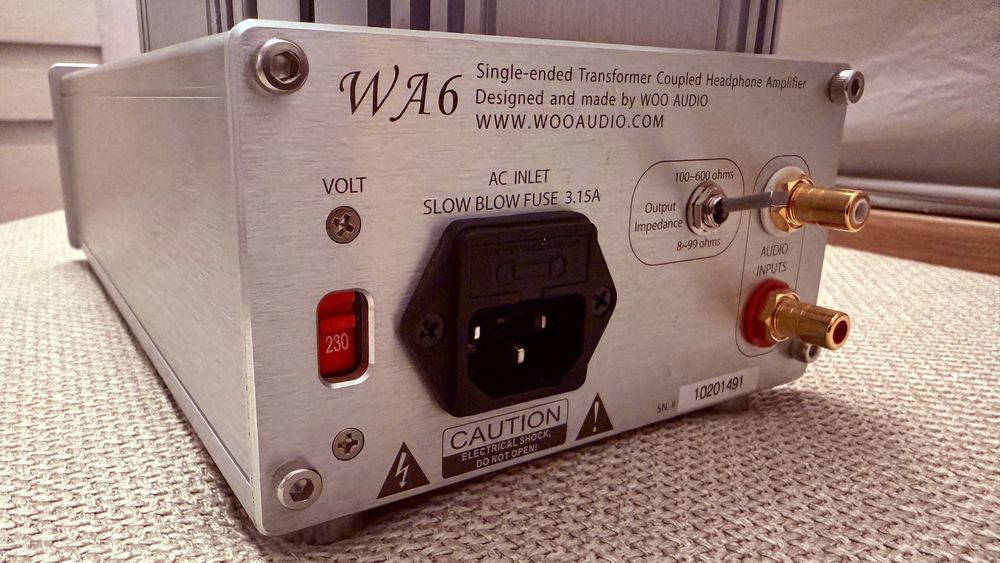 Wzmacniacz słuchawkowy lampowy Woo Audio WA6