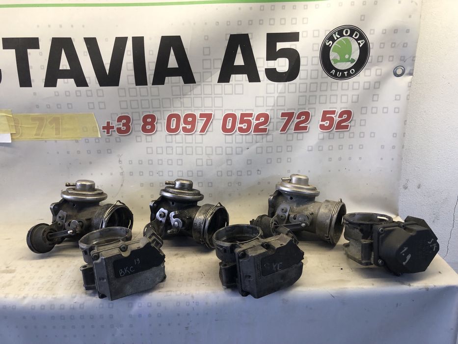 Дросельна заслона на 1.9 BXE BJB BKC BLS 77 kw Skodaa5,golf5, caddy3 .
