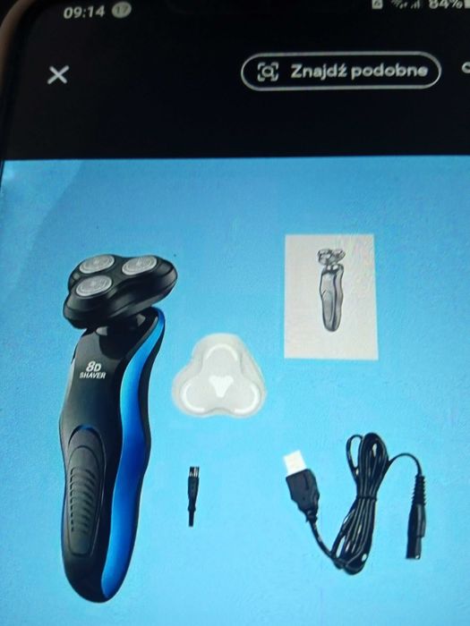 Golarka elektryczna 8D nowa