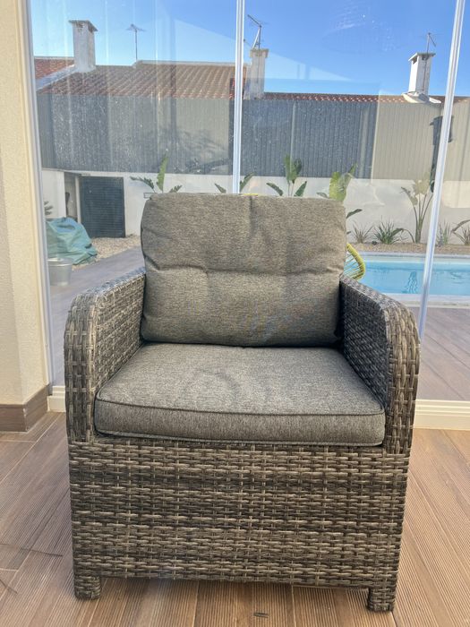 Sofa de jardim de vime