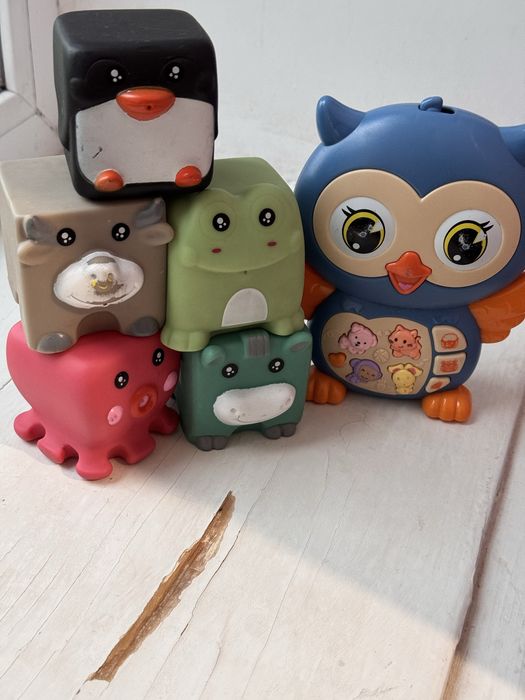 музична сова і кубики