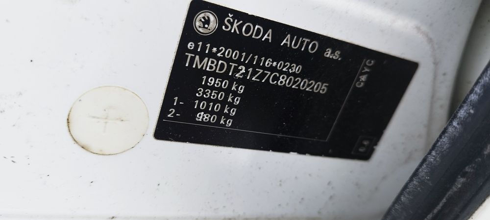 Skoda na części po kolizji