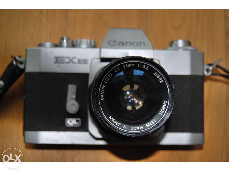 Canon EX EE clássica com 2 objectivas