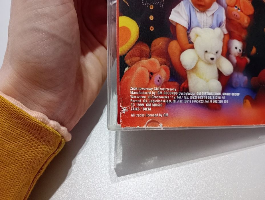 Pluszowy miś płyta CD