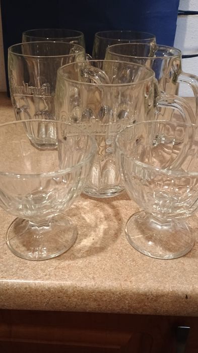 Szkło kufle i pucharki