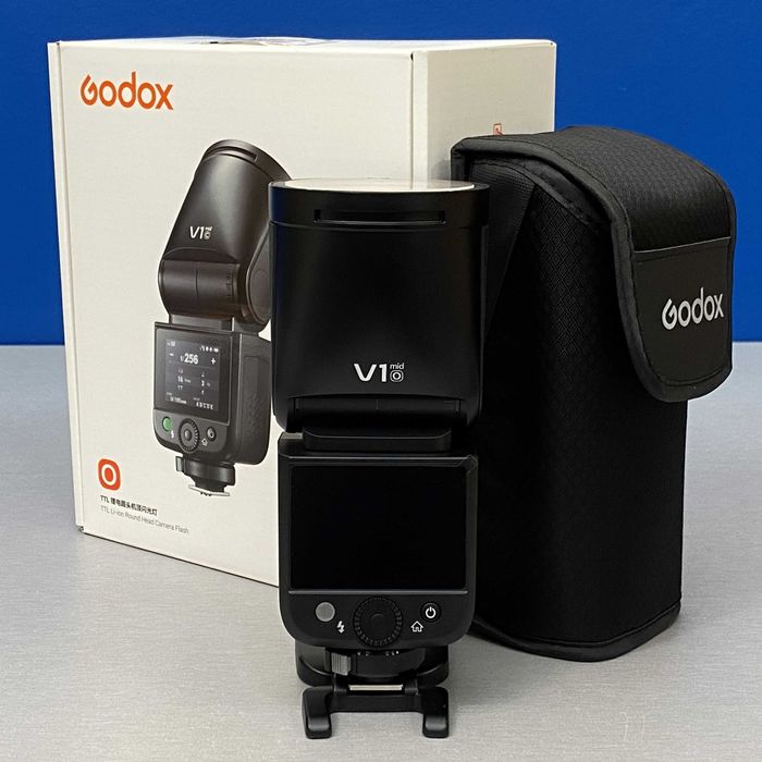 Godox Speedlite V1 Mid | Olympus/Panasonic | NOVO | 3 ANOS DE GARANTIA