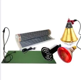 Керамическая лампа 50/75/100/150/200 Вт, диск нагрева 7,6 см, лампа