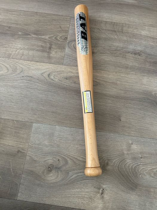 Basebal drewniany Kij do bejsbola NOWY około 54cm długość
