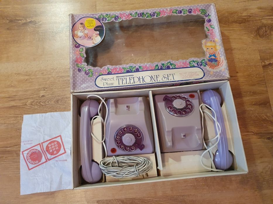 Игрушка  СССР Югославия Детский телефон. Переговорное устройство