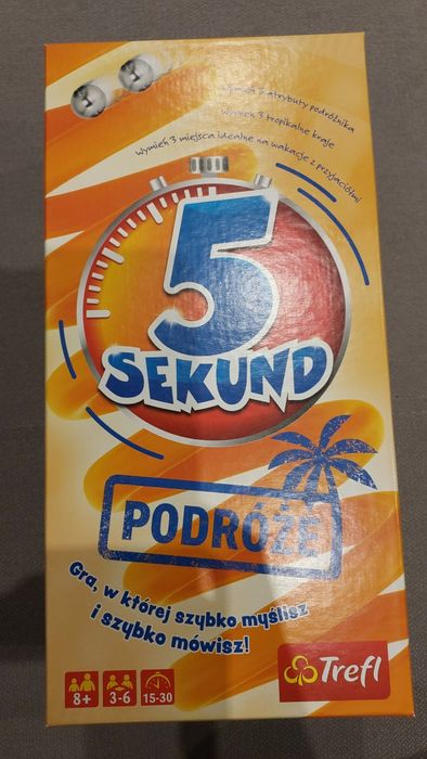 Gra planszowa - 5 sekund podróże