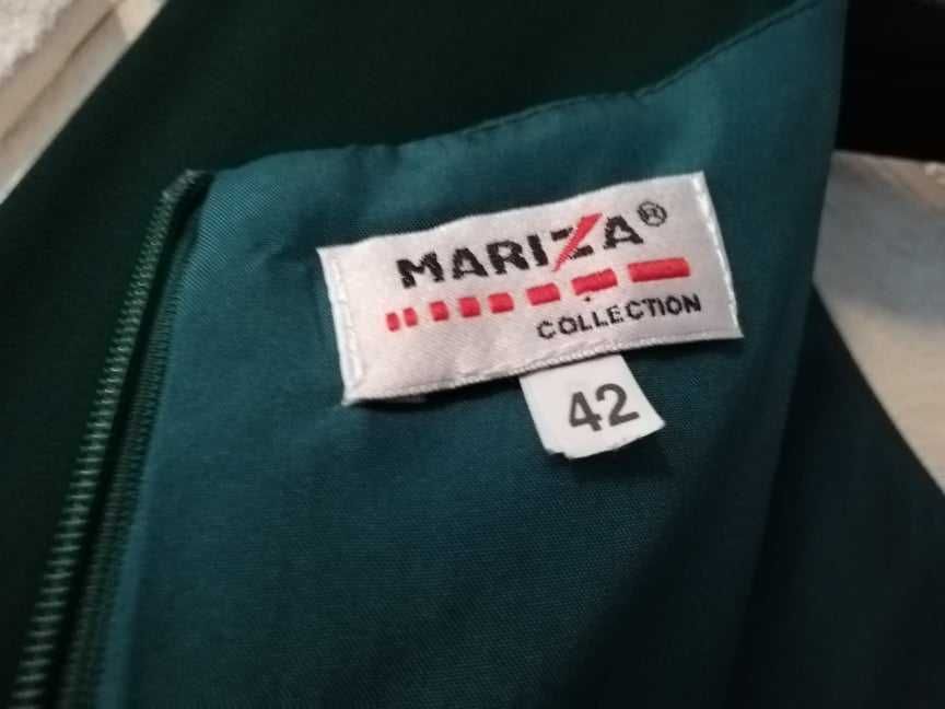 Suknia damska zielona, długa, jak nowa! Rozm.40/42