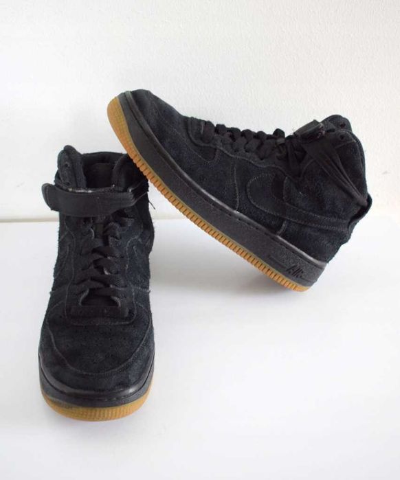 Air Force 1 Nike buty sneakersy czarne  36 ,5 wysokie