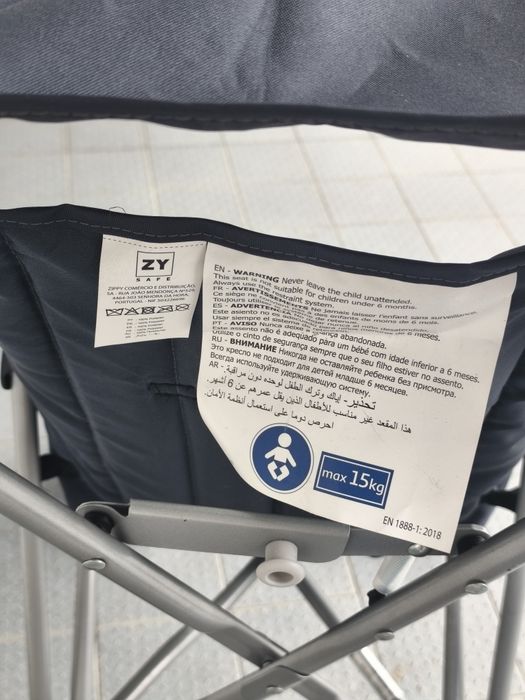 Carrinho de bebê, máximo 15kg