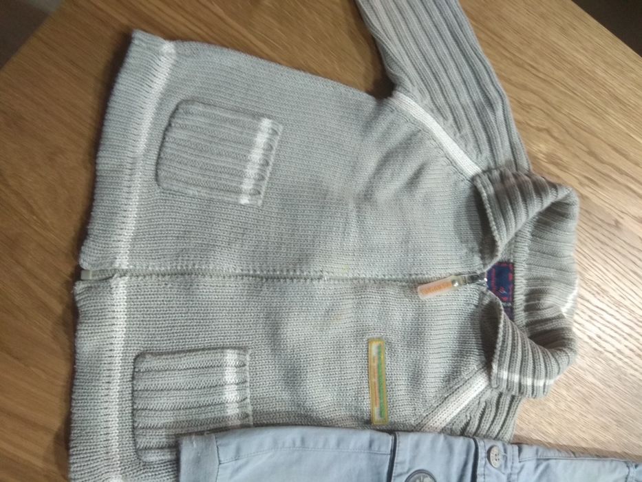 Sweterek + spodnie 86