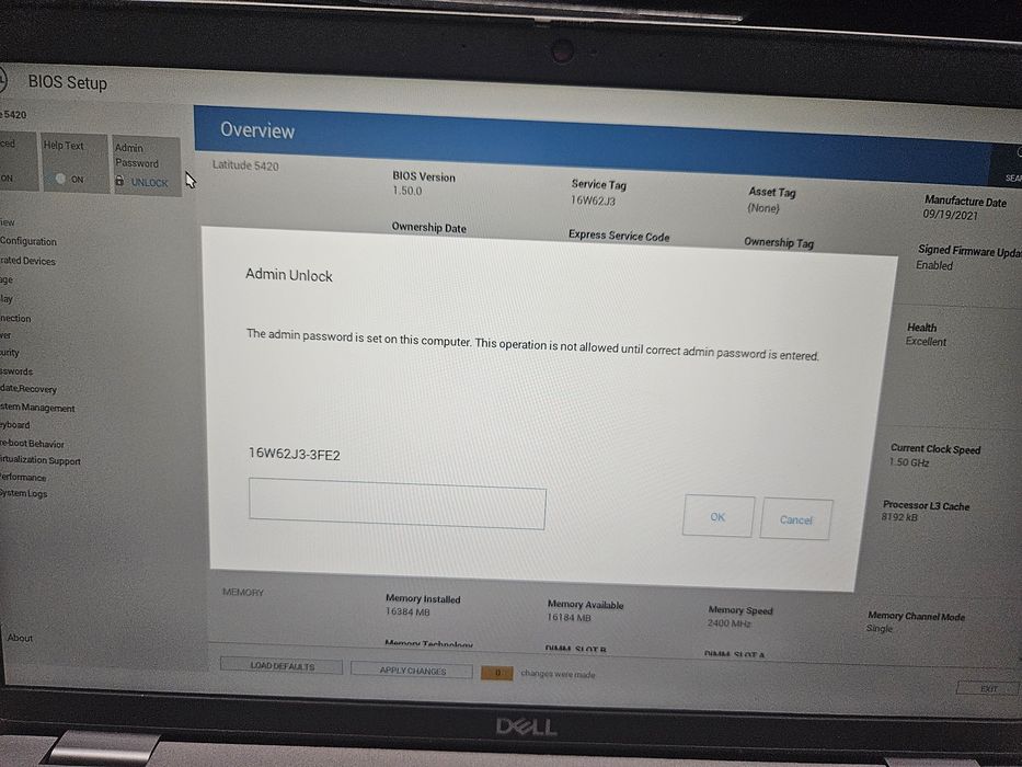 Dell Latitude 5420 i5-1145G7/16Gb DDR4/SSD 256Gb m.2 nvme/14" IPS