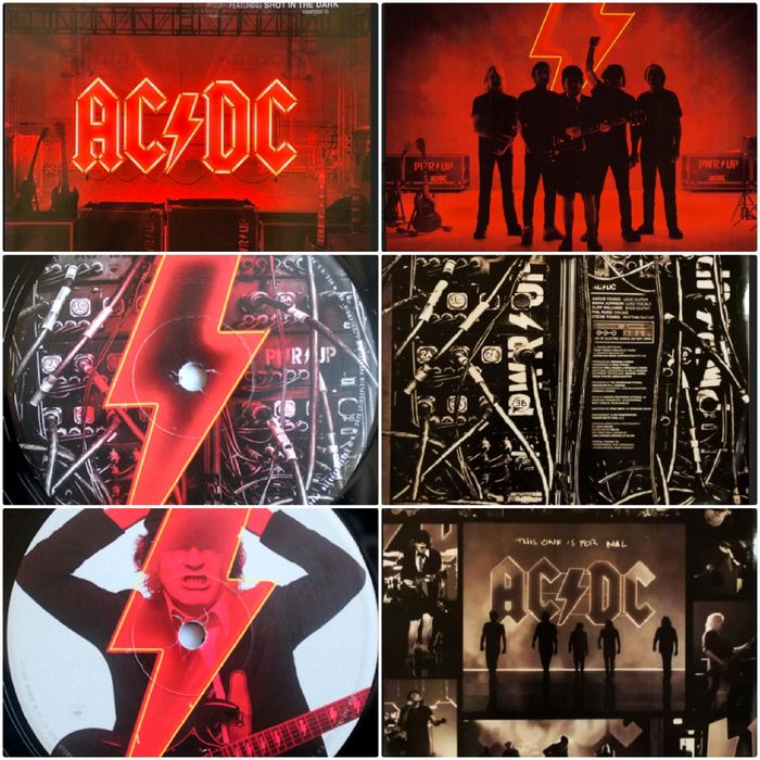 Виниловые пластинки - Metallica - Master Of Puppets и AC/DC - PWR/UP