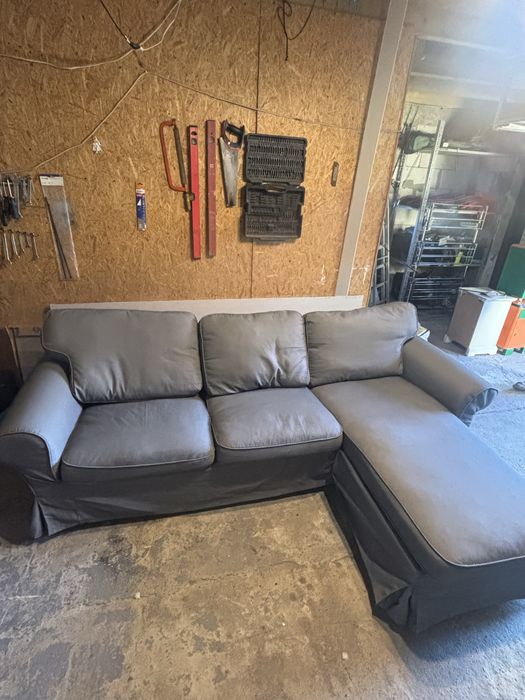 Sofa 3-osobowa z szezlongiem