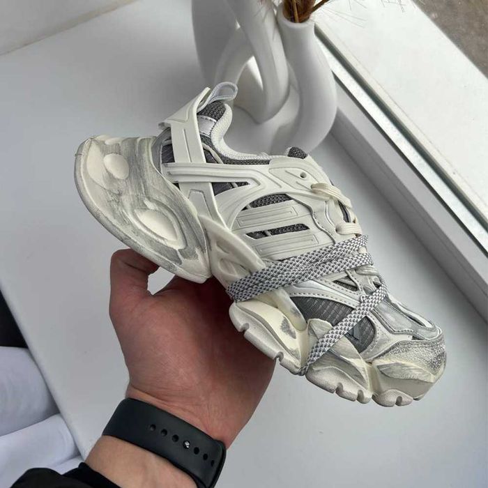 Кросівки Adidas Vento XLG White Silver | кроси Адідас Венто ХЛДЖ сірі