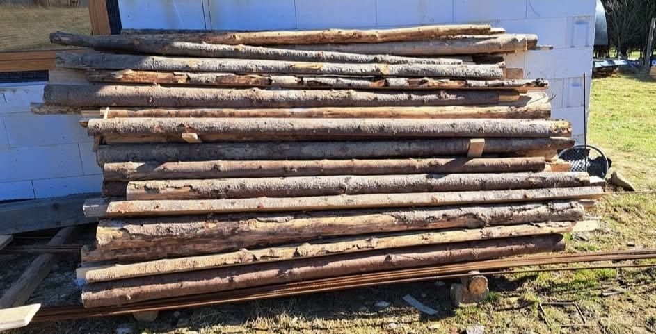 Stemple drewniane budowlane