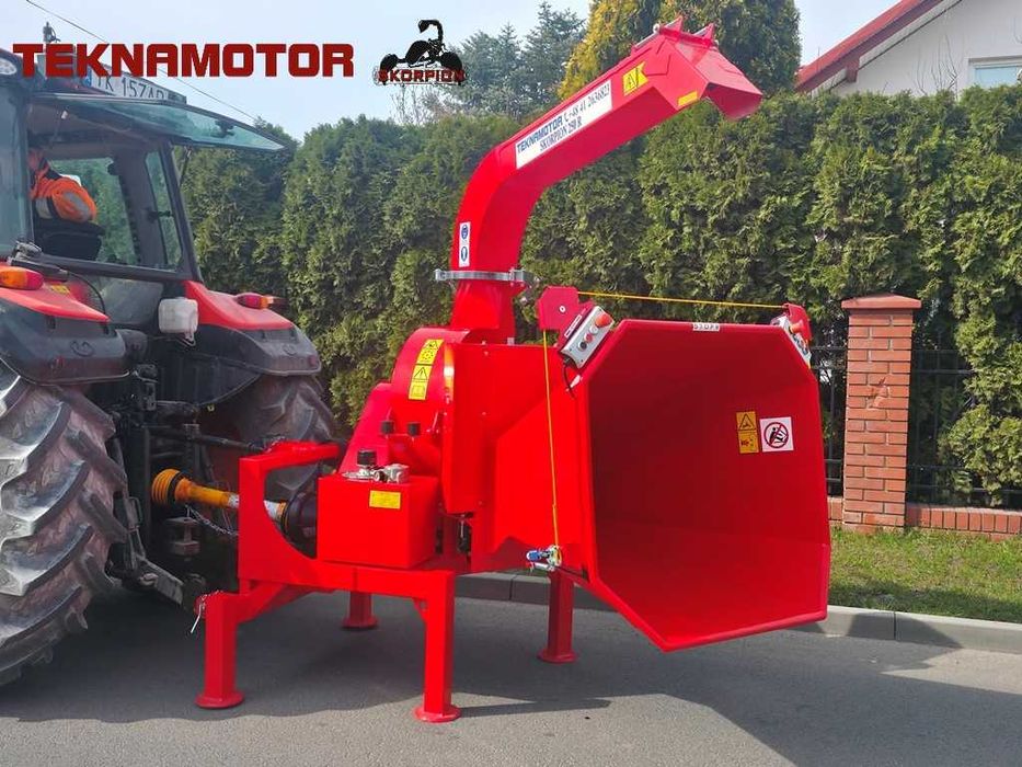Ciągnikowy rębak tarczowy Skorpion 250 R - "Teknamotor"