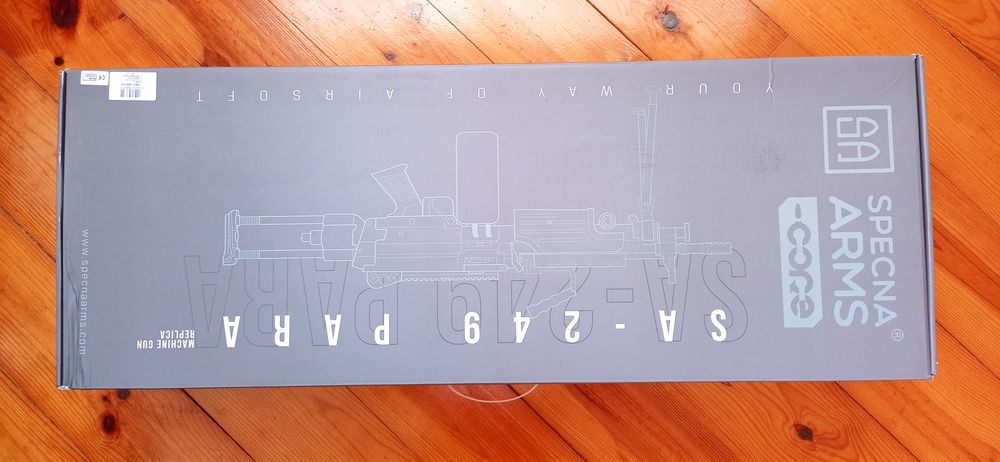 M249 airsoft novo ( supressora )