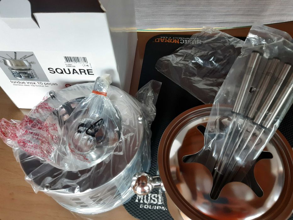 Fondue em inox sem uso