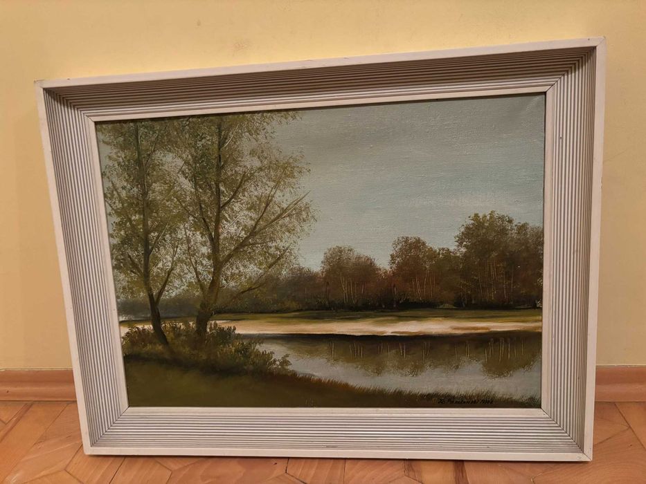Obraz - krajobraz ZB. PASZKOWSKI 1977 rok