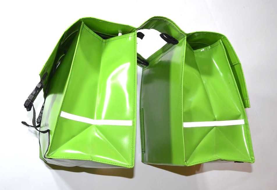 Sakwa Torba rowerowa miejska e bike Clarijs dwie komory XL 46L PCV ZI