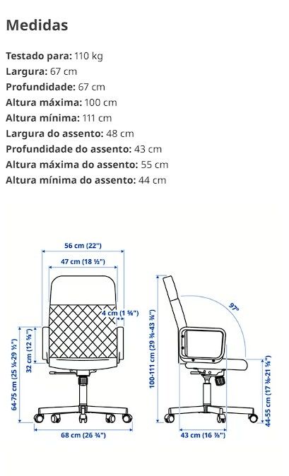 Cadeira REGBERGET Ikea