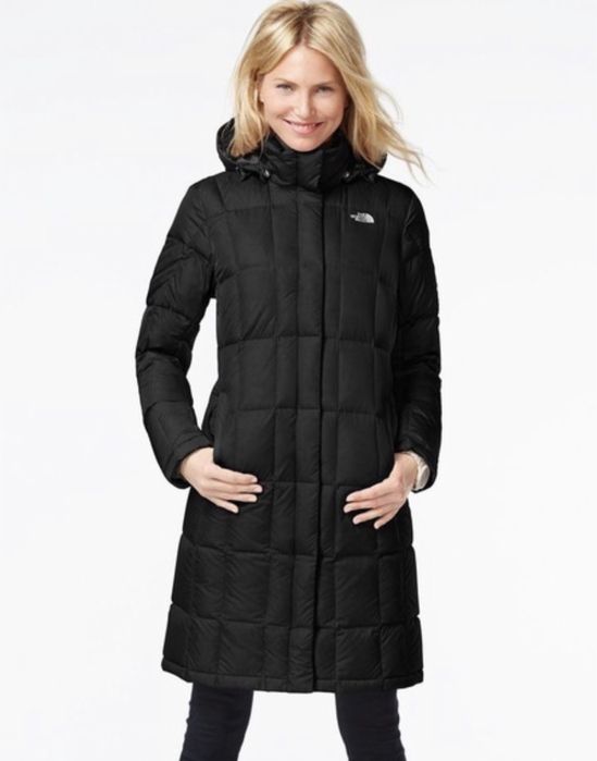 Пуховик (пухове пальто) The North Face 600 Long Black Puffer Jacket