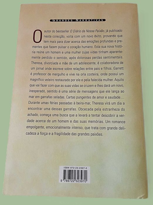 As Palavras Que Nunca Te Direi, de Nicholas Sparks  PORTES GRÁTIS*