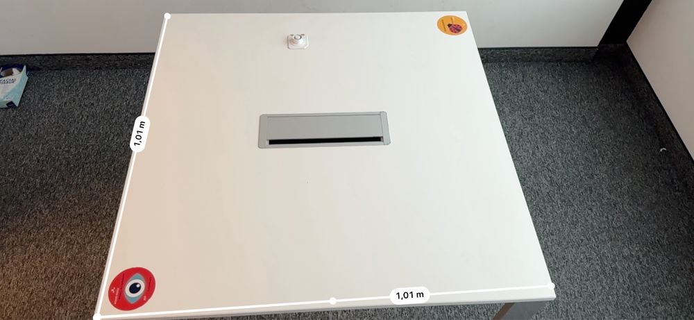 Stollik 100/100  brak mediaportow meble poleasingowe metalowy stelaż