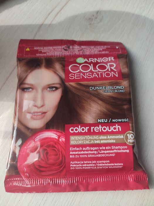 Garnier color retouch ciemny blond