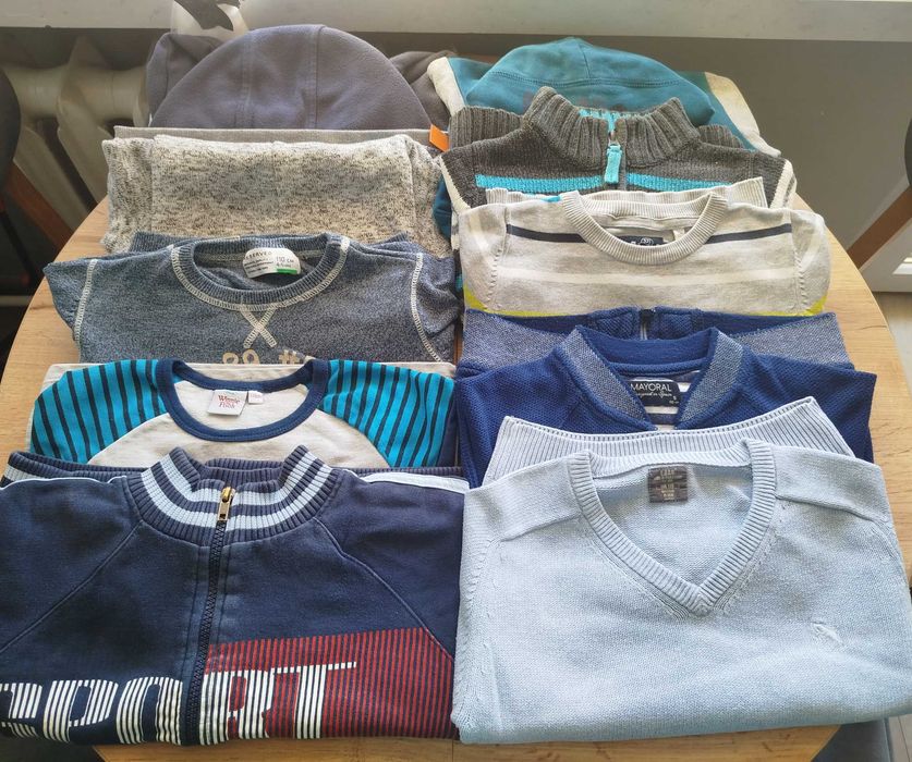 10 x bluza chłopięca 110